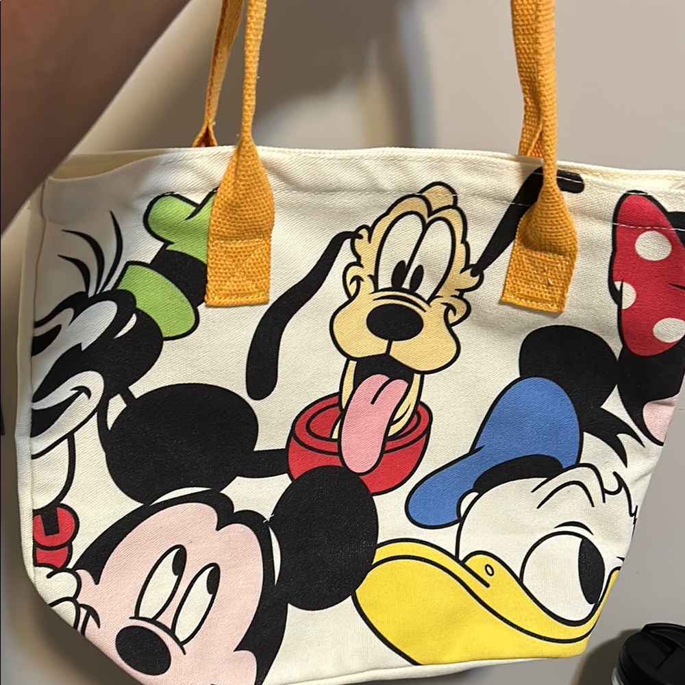 Disney Character Tote Bag - Cream and Yellow